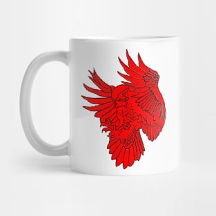 Owl In Flight Mug